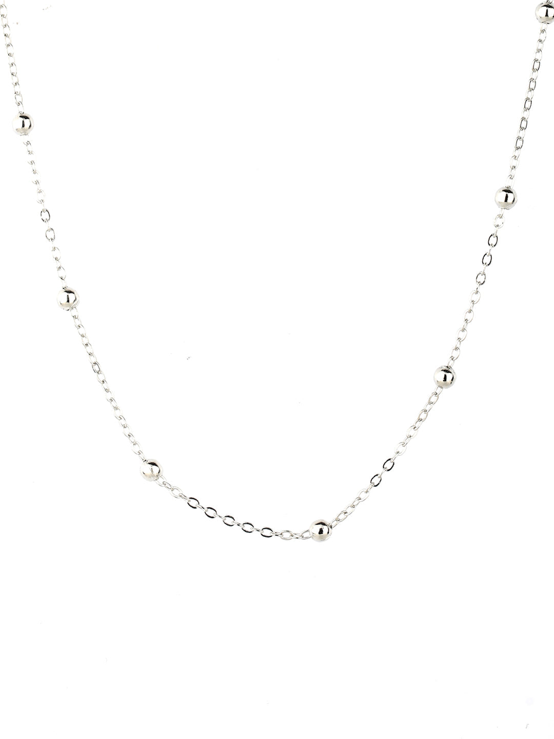 Combo of 2 Gold & Silver Plated Layered Necklace