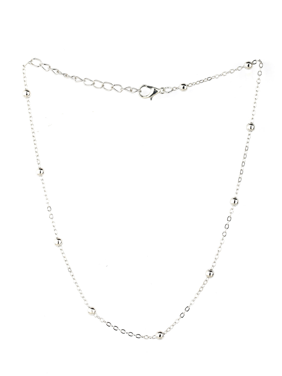 Combo of 2 Gold & Silver Plated Layered Necklace