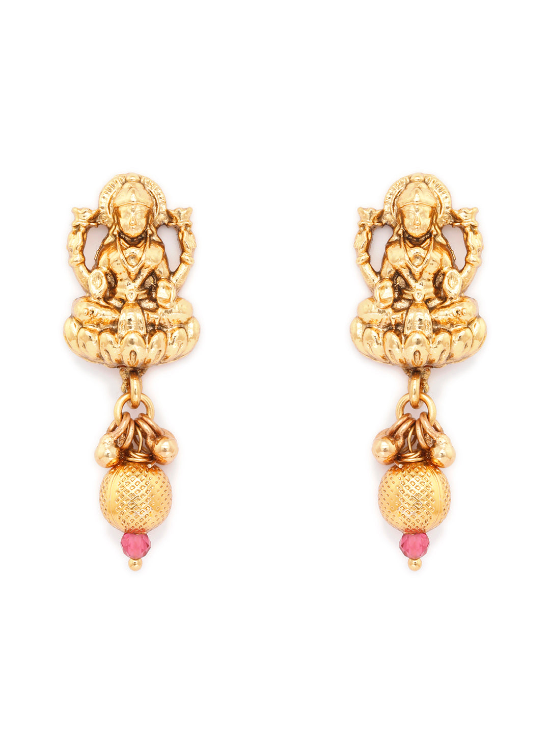 Priyaasi Traditional Gold Plated Laxmi Jewellery Set