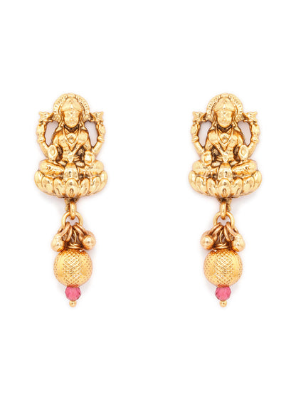 Priyaasi Traditional Gold Plated Laxmi Jewellery Set