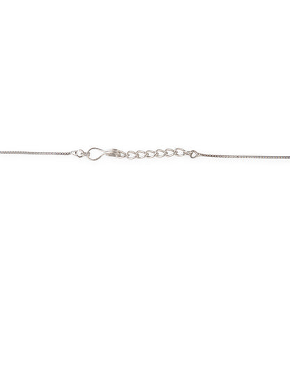 Prita by Priyaasi Sparkling Silver Plated Necklace
