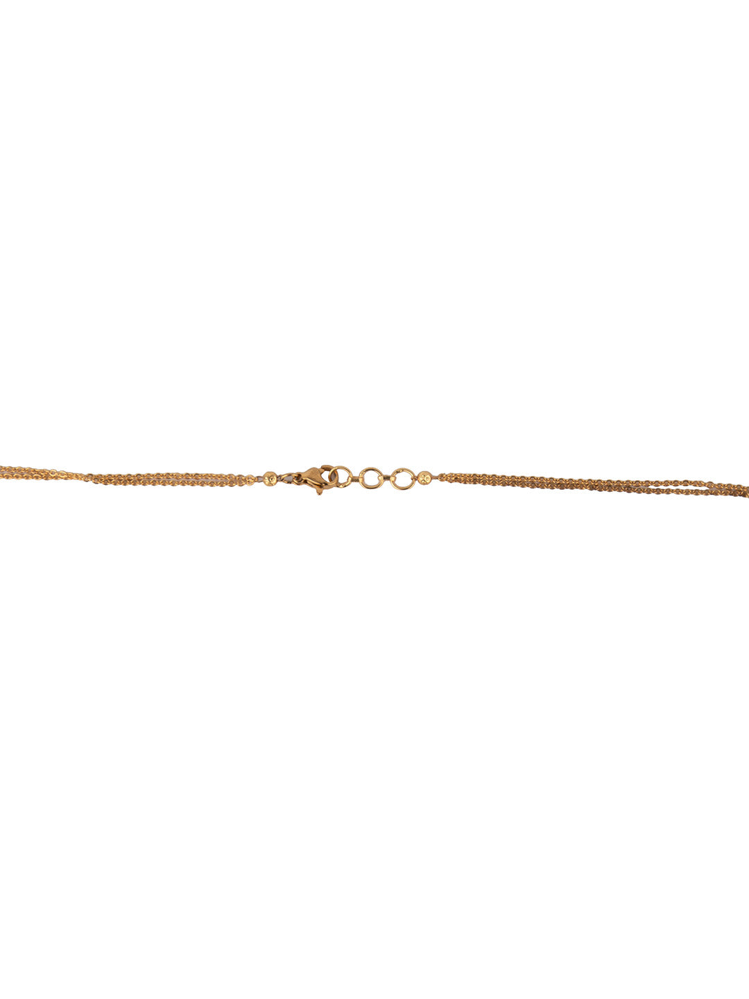Priyaasi White Semi Precious Stone Jewellery Set