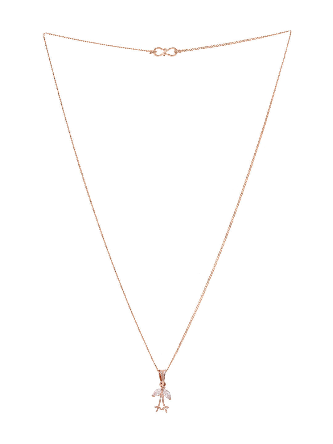 Priyaasi Rose Gold-Plated Brilliance with American Diamond Adornments