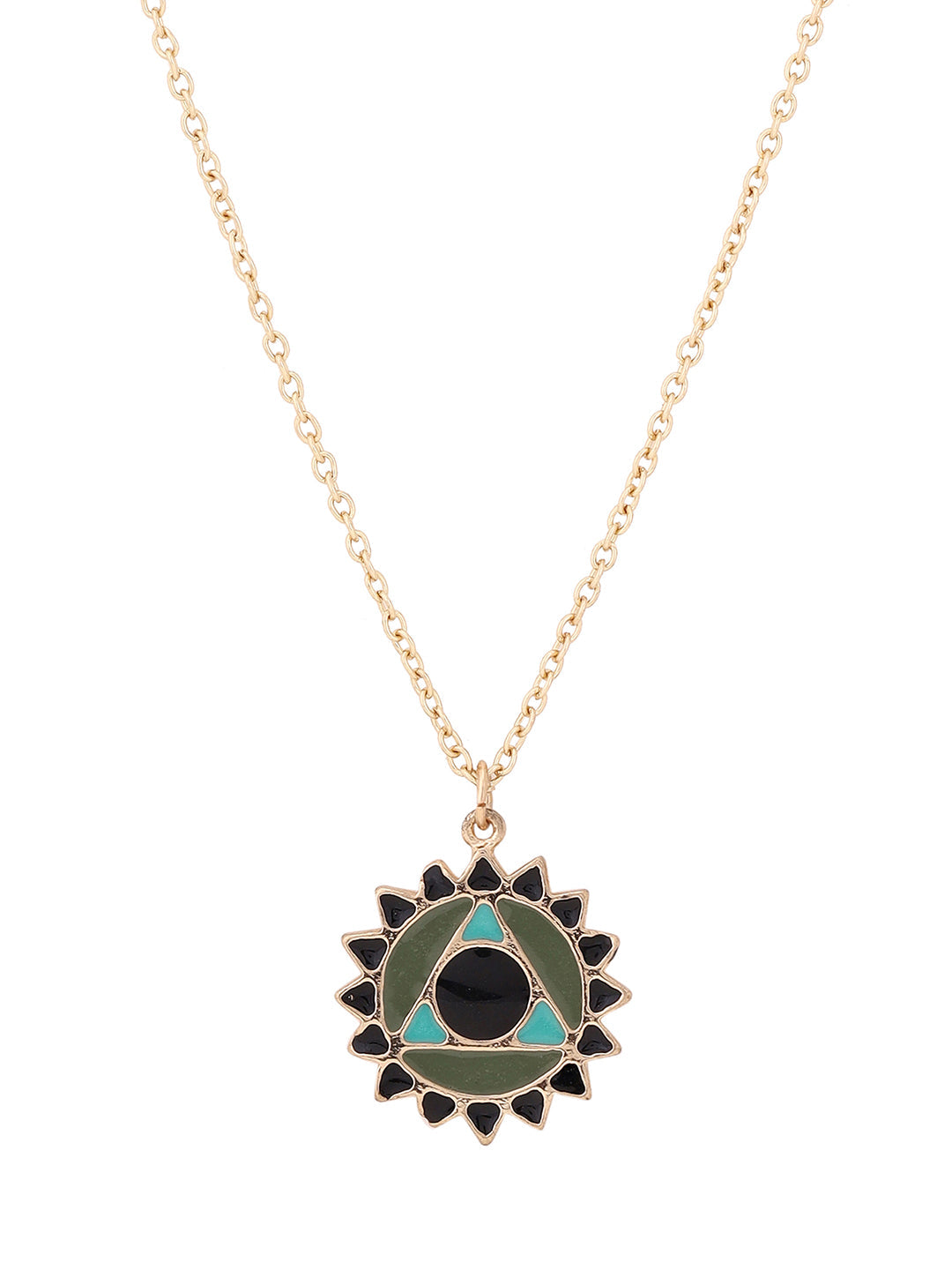 Priyaasi Fashionary Evil Eye Pendant Necklace