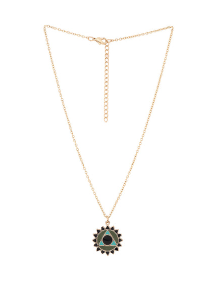 Priyaasi Fashionary Evil Eye Pendant Necklace