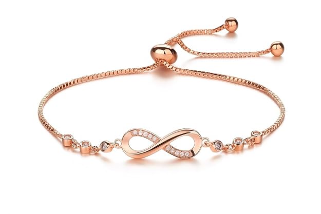 Silver Plated Infinity Bracelet