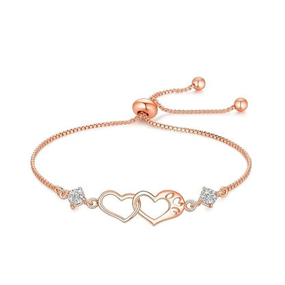 Silver Plated Promise Love Bracelet