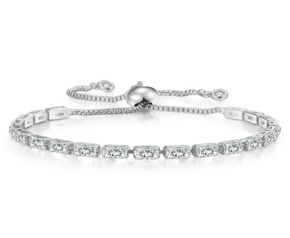 Glow up AD Tennis Bracelet