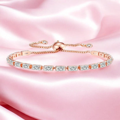 Glow up AD Tennis Bracelet