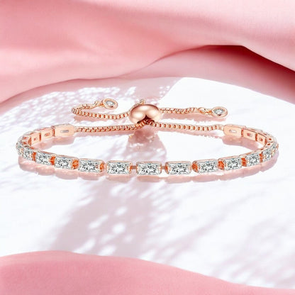 Glow up AD Tennis Bracelet