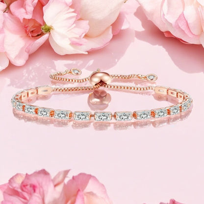 Glow up AD Tennis Bracelet