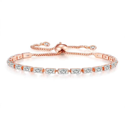 Glow up AD Tennis Bracelet