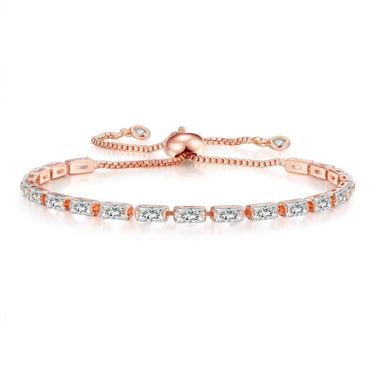Glow up AD Tennis Bracelet