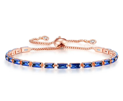 Glow up AD Tennis Bracelet