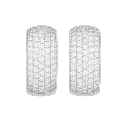 Rose Gold Plated Luxe Sparkle Ear Studs