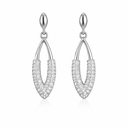 Rose Gold Plated Drop Earrings for Women And Girls