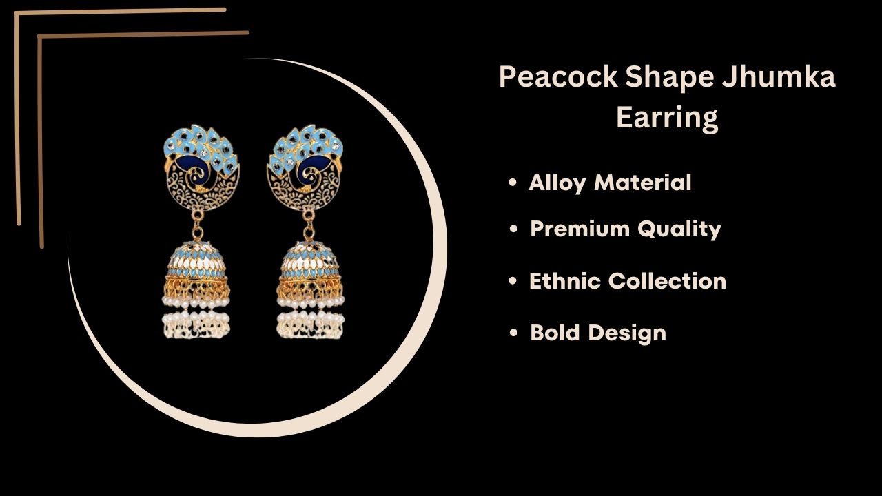 The Bloom Set| Value Set| Oxidised Jhumka Earrings| Ethnic Jhumki Collection for Women and Girls