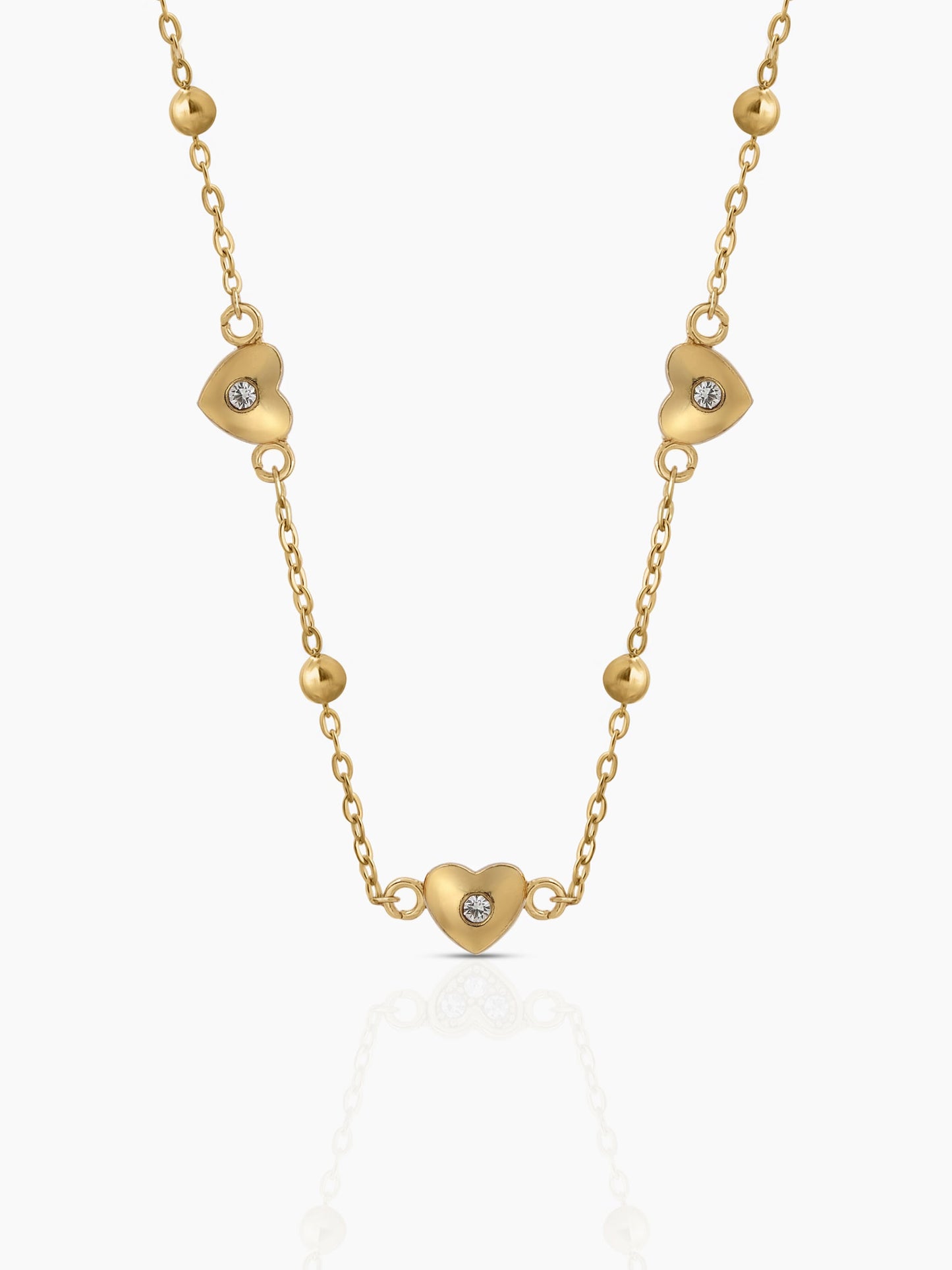 Nira Heart Necklace - Swashaa
