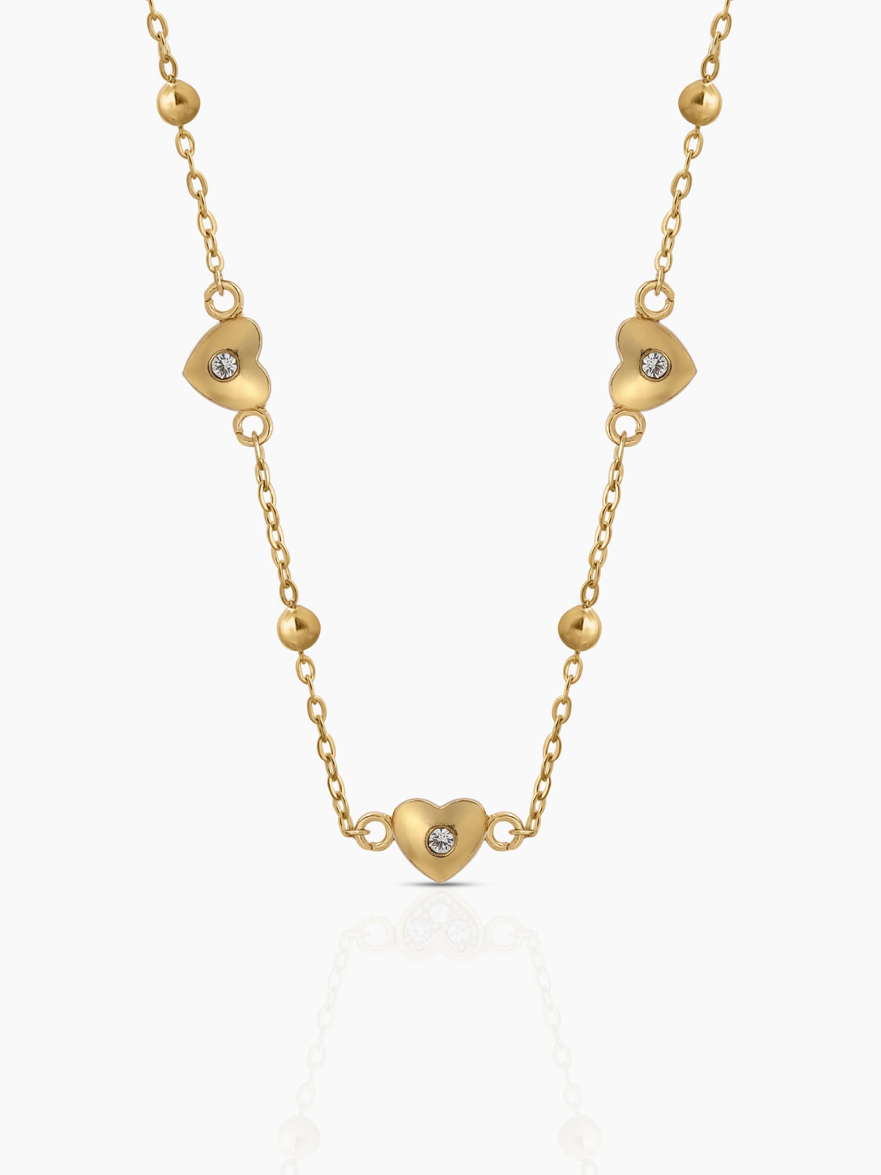 Nira Heart Necklace - Swashaa