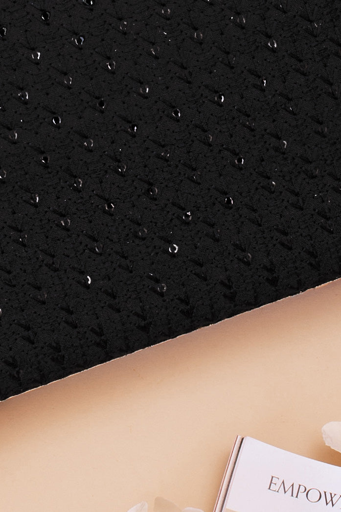 AMYRA - Noir Black Clutch