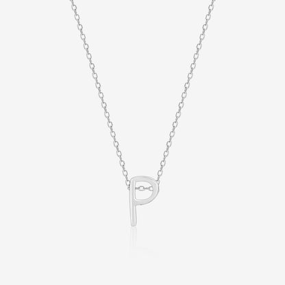 Posh P Initial Necklace