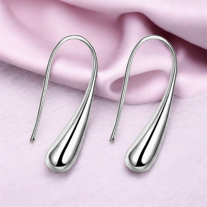 Tender Touch Duo Water Drop Studs and Crystal Hanging Earrings Value Set For Girls