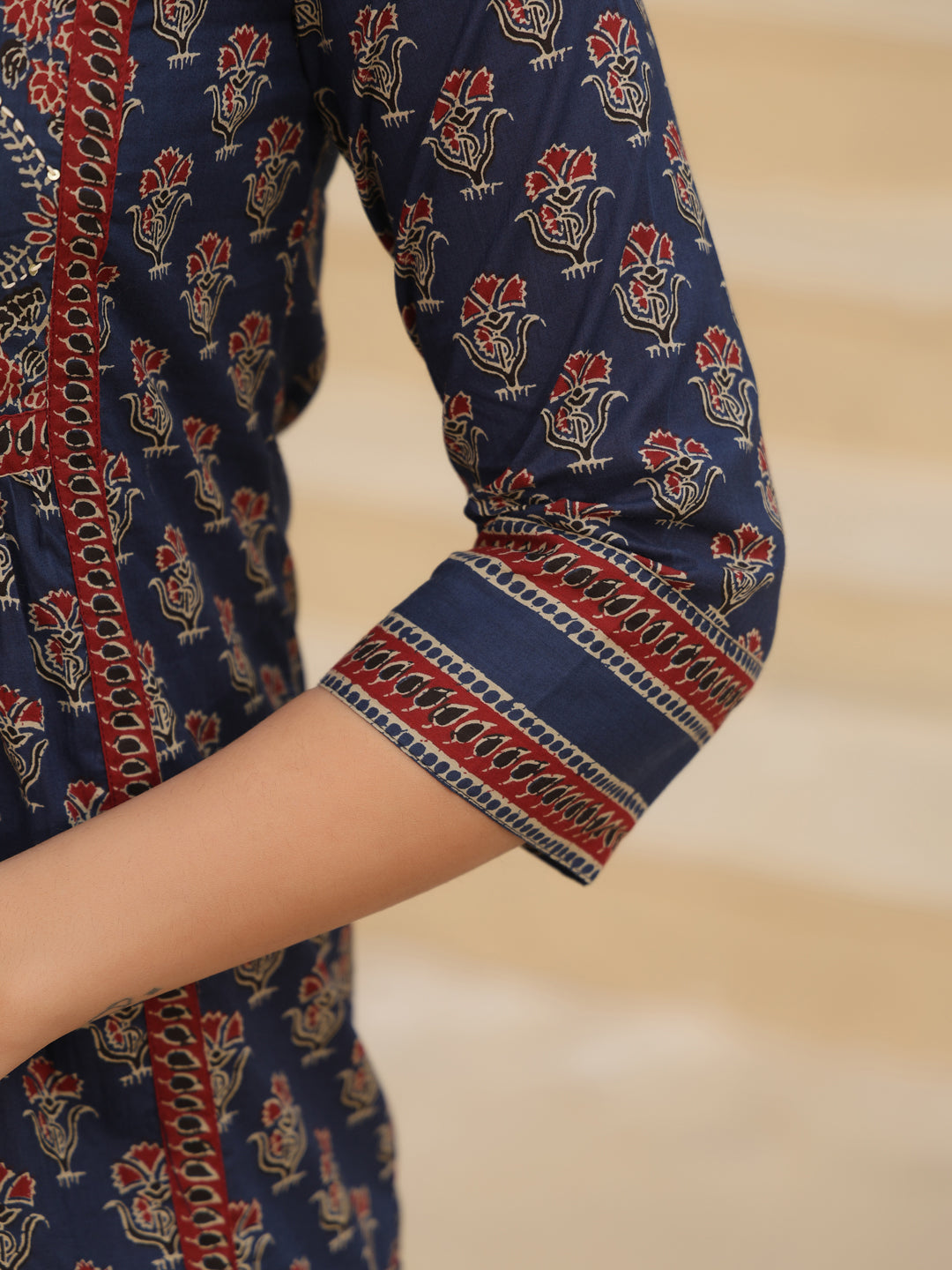 Printed Casual Shirt Style Top
