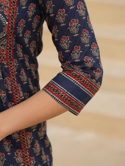 Printed Casual Shirt Style Top