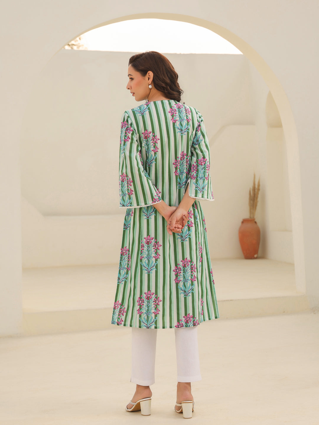 Printed cotton kurta