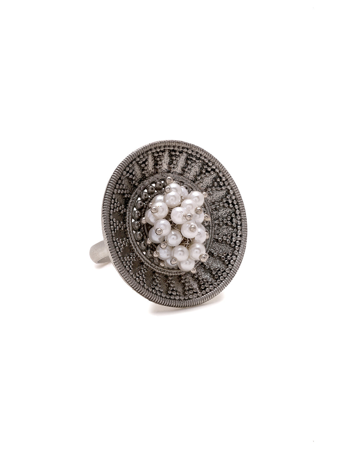 Priyaasi Oxidized Tribal Ring