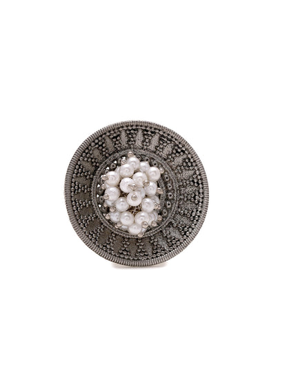 Priyaasi Oxidized Tribal Ring