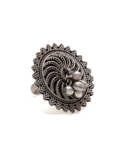 Priyaasi Tribal Oxidised Ring