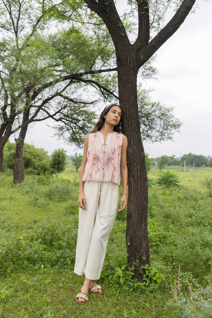 IVY BLUSH CHANDERI TOP