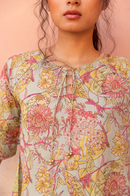 MISTY AQUA COORD TOP