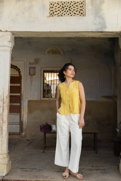 IVY MELLOW CHANDERI TOP