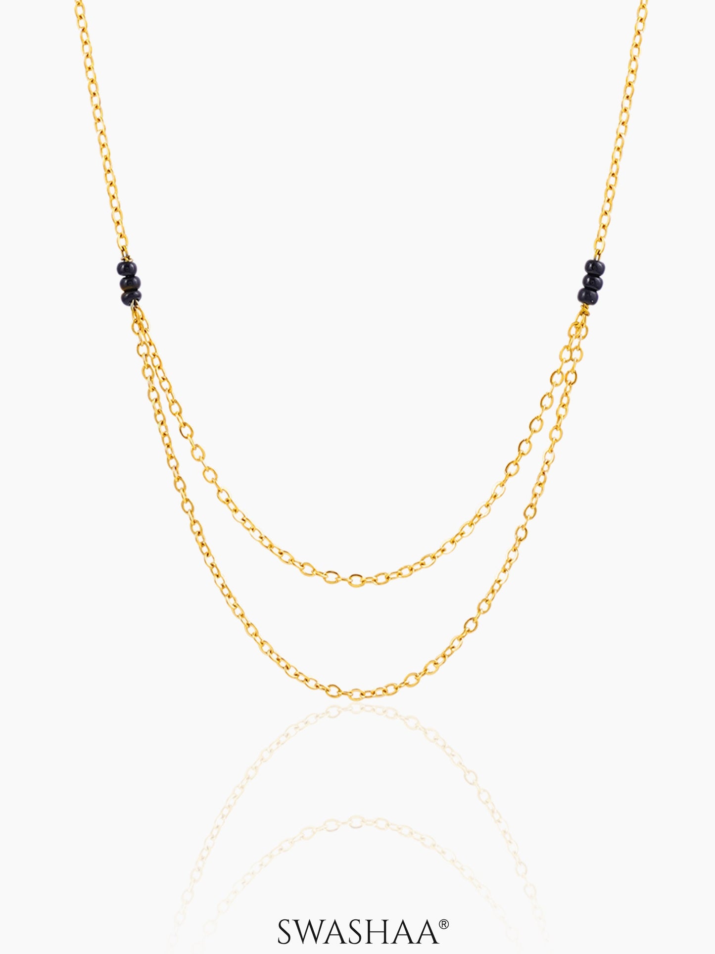 Roop Layered 18K Gold Plated Mangalsutra