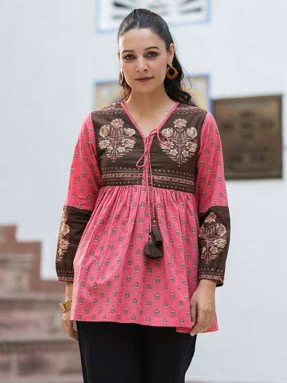 Print Cotton Top