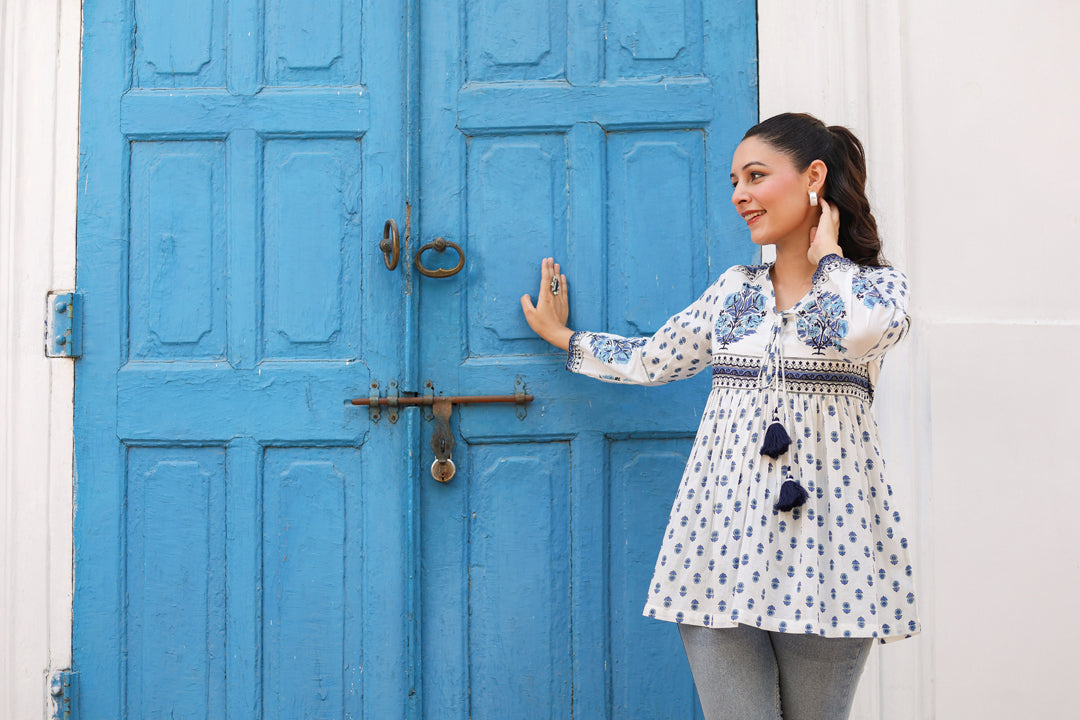 Print Cotton Top
