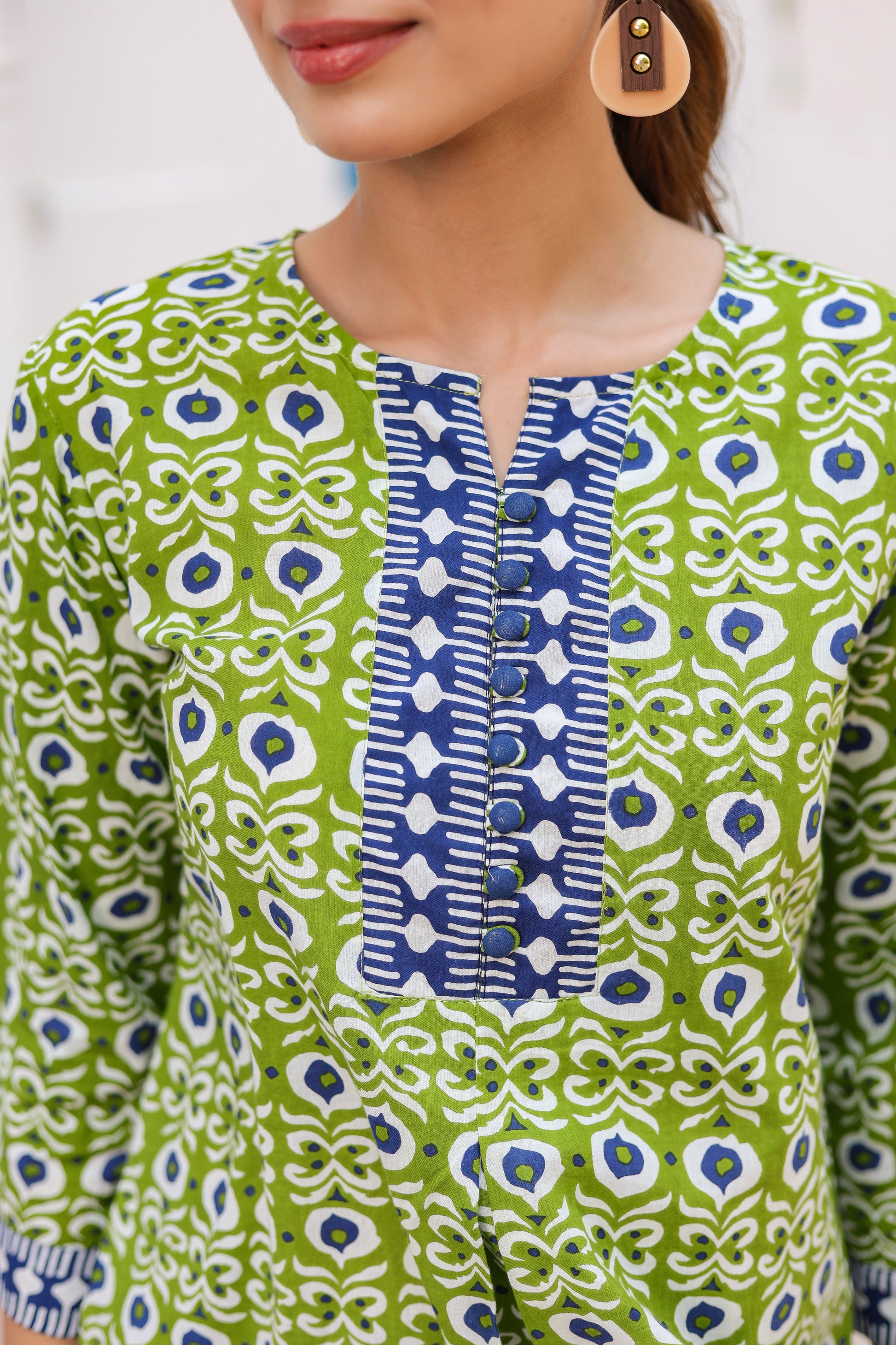 Women Floral Print Cotton Regular Top