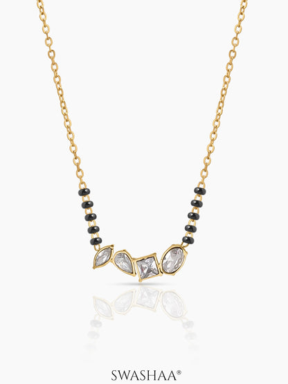 Sarila Diamond Cluster Mangalsutra - Swashaa