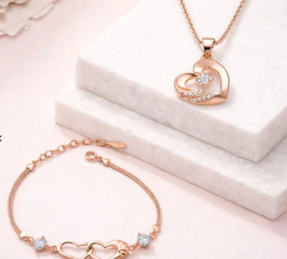Silver Plated Promise Love Bracelet