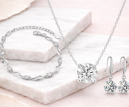 Trendy Sterling Silver Stone Studded Bracelet for Girls