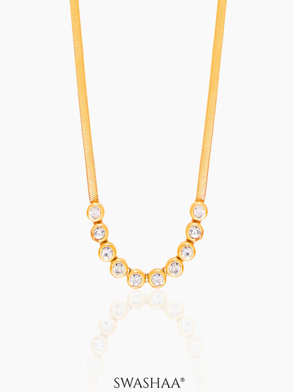 Senorita Diamond 18K Gold Plated Necklace