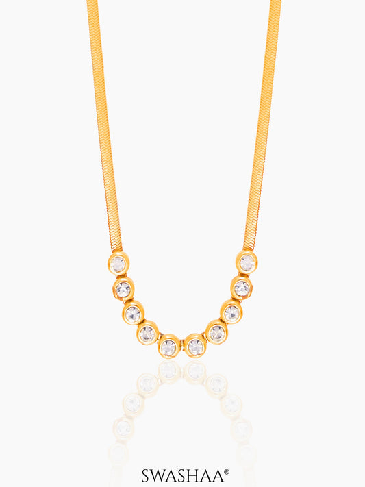 Senorita Diamond 18K Gold Plated Necklace