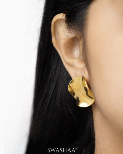Sienna 18K Gold Plated Stud Earrings