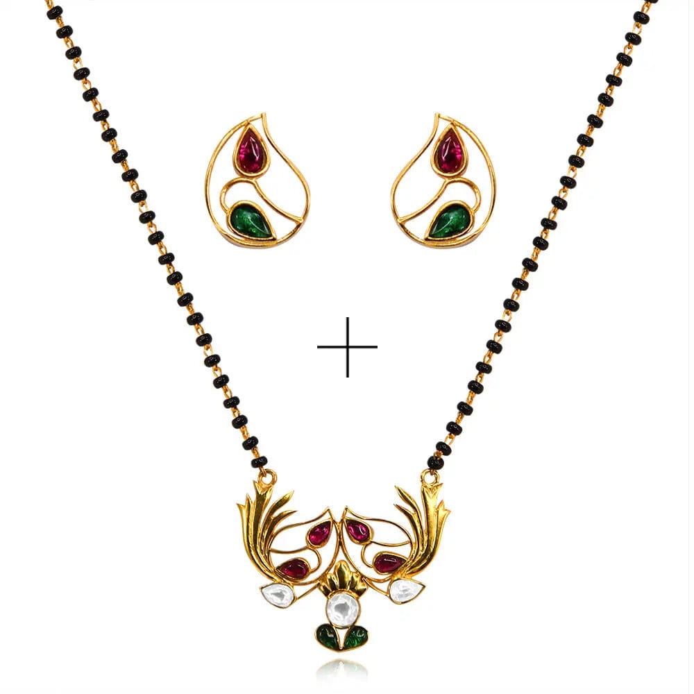 Silver 92.5 Aam Ras Mangalsutra
