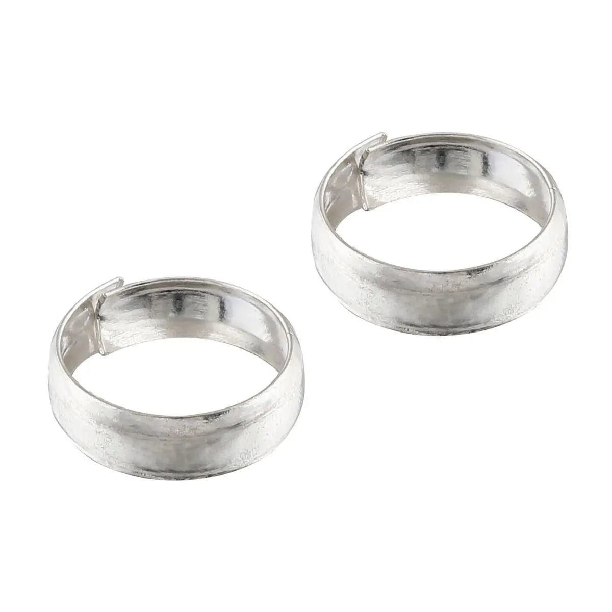 92.5 Sterling Silver Daily Swag Toe Ring (Pair)