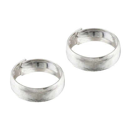 92.5 Sterling Silver Daily Swag Toe Ring (Pair)