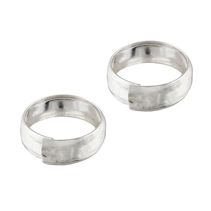 92.5 Sterling Silver Daily Swag Toe Ring (Pair)