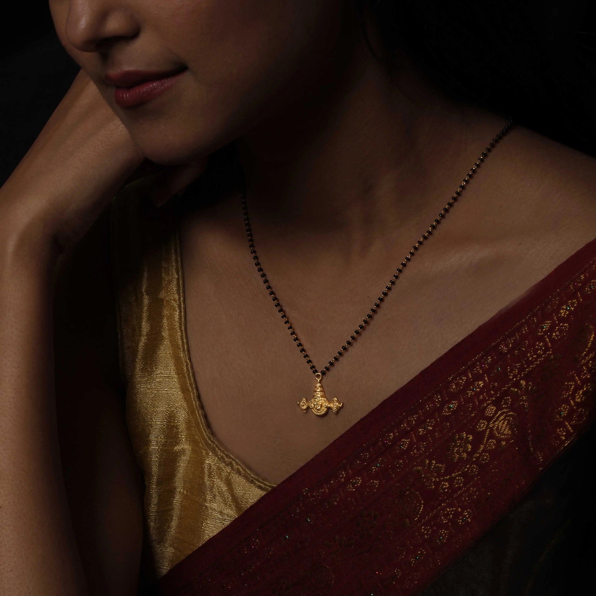92.5 Sterling Silver Shri Venkateswara Mangalsutra